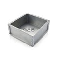 Empty box icon 3D render isolated on white background Royalty Free Stock Photo