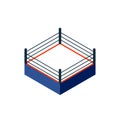 Empty boxing ring icon