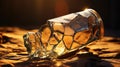 empty broken bottle