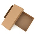 Empty brown cardboard box Royalty Free Stock Photo