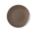 Empty brown plate Royalty Free Stock Photo