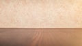 Empty brown wooden table surface on a light background. Small depth of field Royalty Free Stock Photo