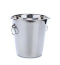 Empty bucket for champagne bottle. Royalty Free Stock Photo