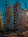 empty buildings in Pripyat..Exclusion Zone