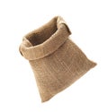 Empty burlap sack Royalty Free Stock Photo