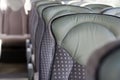 Empty bus seats Royalty Free Stock Photo