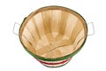 Empty Bushel Basket Overview Shot Royalty Free Stock Photo