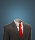 Empty business suit 3d illustration Royalty Free Stock Photo