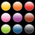 Empty buttons Royalty Free Stock Photo