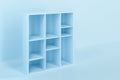 Empty cabinet in the empty new house, 3d rendering Royalty Free Stock Photo