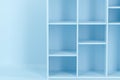 Empty cabinet in the empty new house, 3d rendering Royalty Free Stock Photo