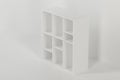 Empty cabinet in the empty new house, 3d rendering