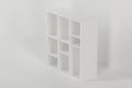 Empty cabinet in the empty new house, 3d rendering Royalty Free Stock Photo