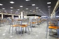 Empty cafe interior