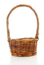 Empty cane basket