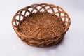 Empty cane basket or tokri in hindi and topli in marathi