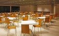 Empty canteen Royalty Free Stock Photo