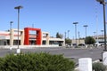 Empty car dealership