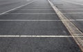 Empty car parking lot area outdoors Royalty Free Stock Photo