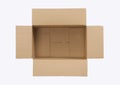 Empty cardboard box Royalty Free Stock Photo