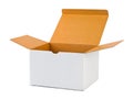 Empty cardboard box Royalty Free Stock Photo