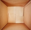 Empty cardboard box Royalty Free Stock Photo