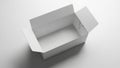Empty cardboard box isolated on white background Royalty Free Stock Photo