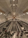 Empty Cargo Plane Interior Royalty Free Stock Photo