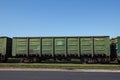 Empty cargo wagon Royalty Free Stock Photo