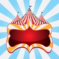 Empty Carnival Circus Banner