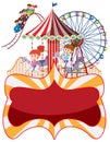 Empty Carnival Circus Banner