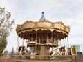 Empty carousel on Tibidabo hill, Barcelona