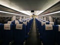 The empty carriage of the CRH