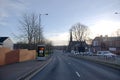 Empty carriageway of upper hanover street during covid lock down