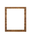 Empty carved Frame for picture Royalty Free Stock Photo