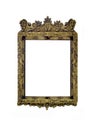 Empty carved frame for picture or portrait Royalty Free Stock Photo