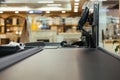 Empty cashier work place Royalty Free Stock Photo