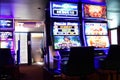Empty casino gambling machines