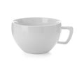 Empty ceramic cup isolated Royalty Free Stock Photo