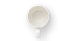empty ceramic cup Royalty Free Stock Photo