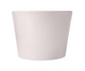 Empty ceramic flower pot isolated on white Royalty Free Stock Photo