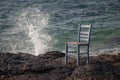 Empty chair. Royalty Free Stock Photo