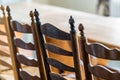 Empty Chair Row in Banket Hall