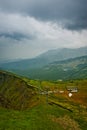 Empty chairlift in Mountains, Poland Royalty Free Stock Photo