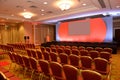 Empty chairs in conference room