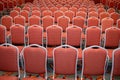 Empty chairs in the congress hall Royalty Free Stock Photo