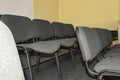 Empty chairs in the hall for the audience, business training center Royalty Free Stock Photo