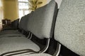 Empty chairs in the hall for the audience, business training center Royalty Free Stock Photo