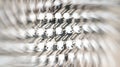 Empty chairs view from above, audience concept. Abstract motion blur effect. Royalty Free Stock Photo