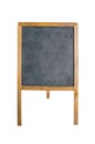 An empty chalk board on tripod